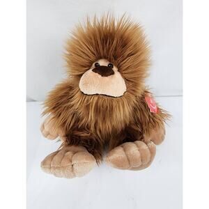 Aurora Big Foot Plush 10" Stuffed Animal Yeti Sasquatch Brown Toy Shaggy w/tags